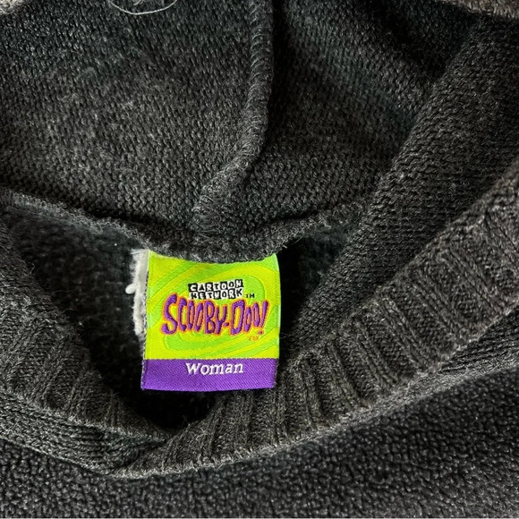 Scooby-Doo Cartoon Network 2007 Hooded Sweatshirt/Sweater Women's XL* Grey Y2k - Picture 5 of 16